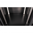 Шкаф 19" телекоммуникационный настенный, 12U 635x600х600 мм, дверь металл,черный
